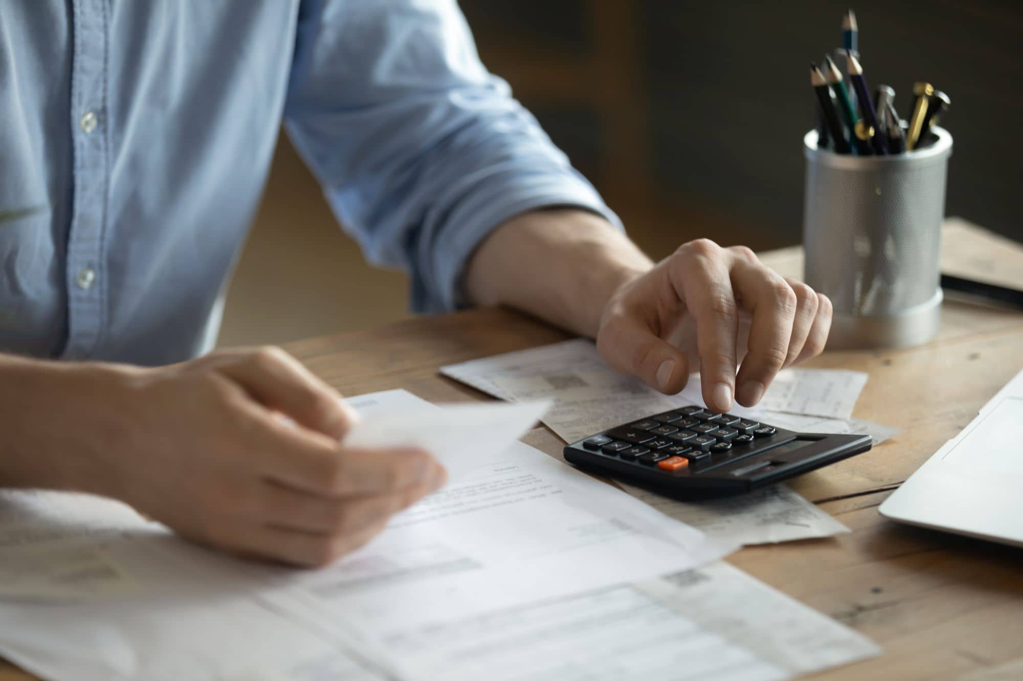 Calculating receipts